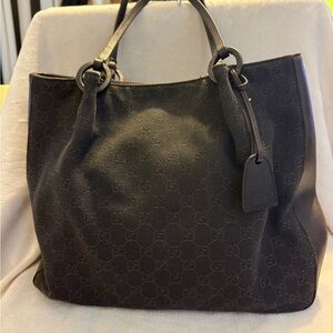Gucci Dark Brown Tote Bag